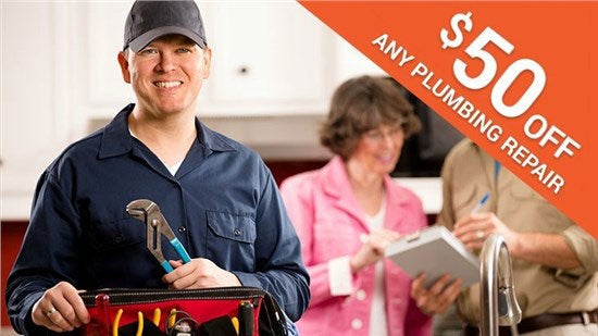 $50 off any plumbing repair coupon