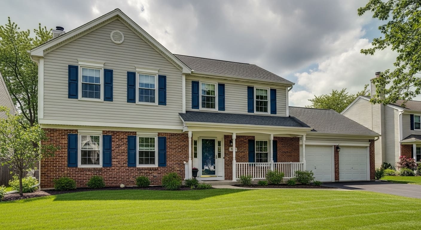 Typical older home in Addison, IL, serviced for plumbing upgrades.