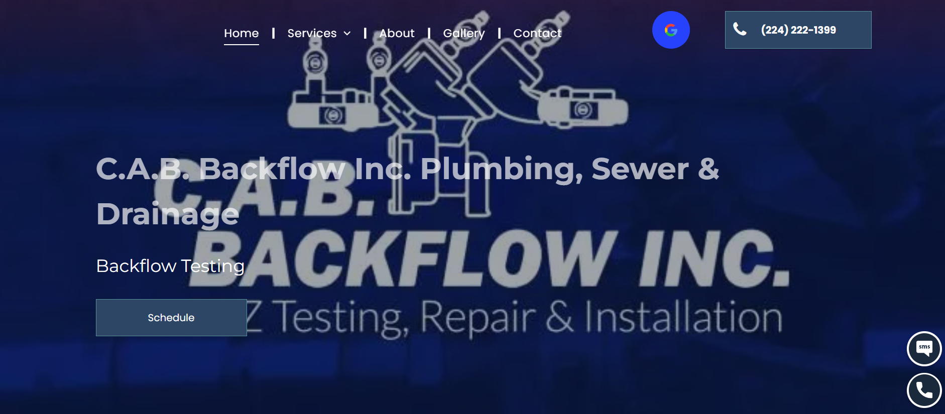 CAB Backflow Inc