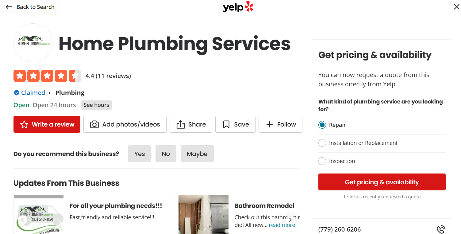 Home Plumbing Services
